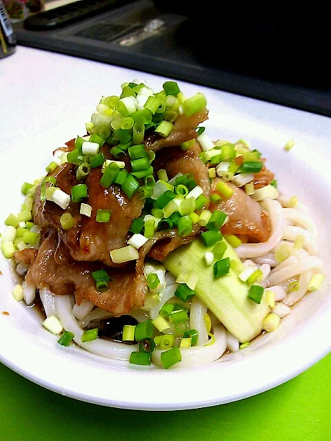 茄子焼き肉冷やしうどん|chieさん