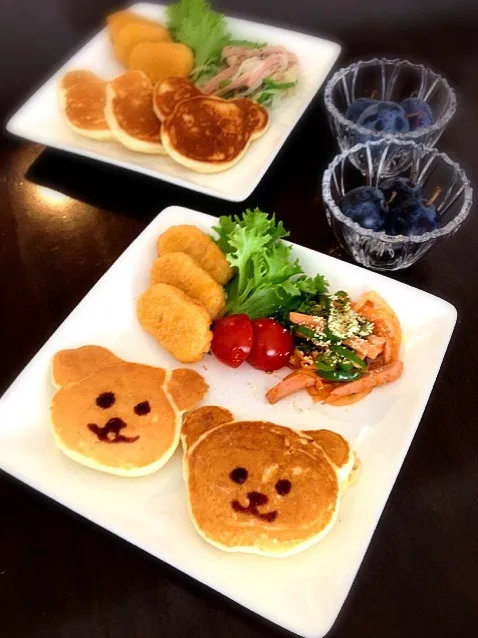 Snapdishの料理写真:クマさん🍀ランチプレート|恭子さん