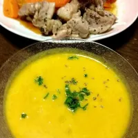 Snapdishの料理写真:かぼちゃの冷製スープ|たまははさん