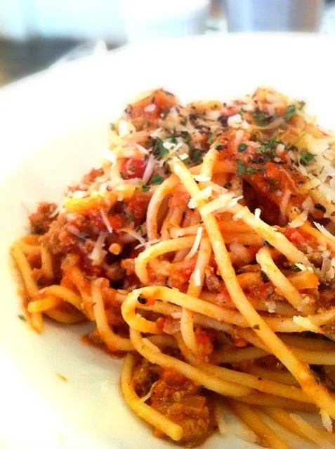 spaghetti bolognese|Tinky 🍒さん