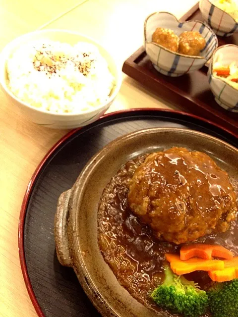 hamburg steak , at Katsu King, the Crystal|Tunaさん