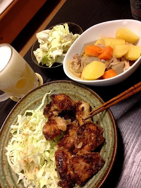 唐揚げ・肉ジャガ|きむらゆういちさん