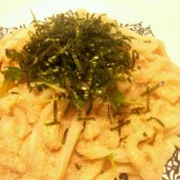 Snapdishの料理写真:焼き明太子うどん|くんそんさん