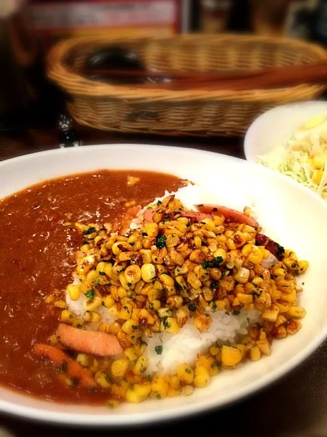 スイートコーンとチョリソーのカレー|大阪カレー部長さん