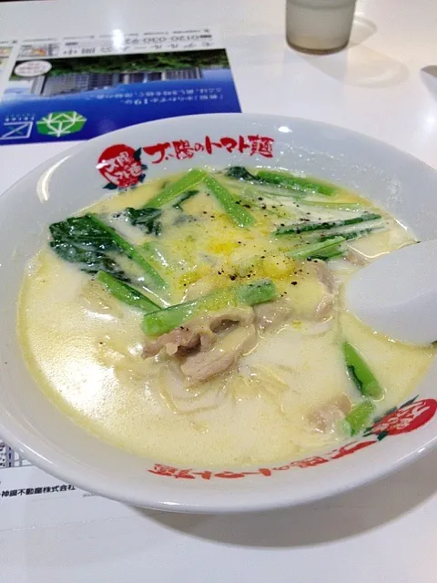 Snapdishの料理写真:太陽のトマト麺のミルク麺|HiromitsuMiyashitaさん