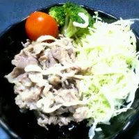 しゃぶしゃぶ肉のしょうが焼き|ゆきこさん