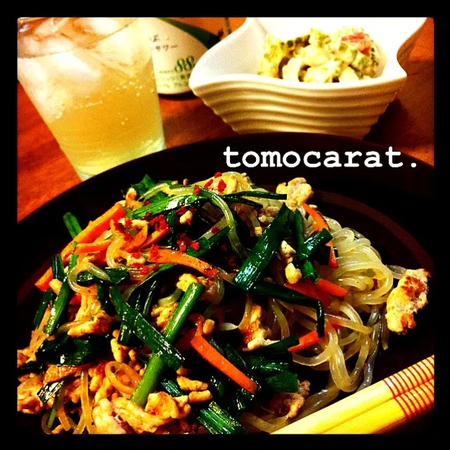 私用白滝メニュー第四弾！白滝de焼きビーフン風|tomocarat.さん