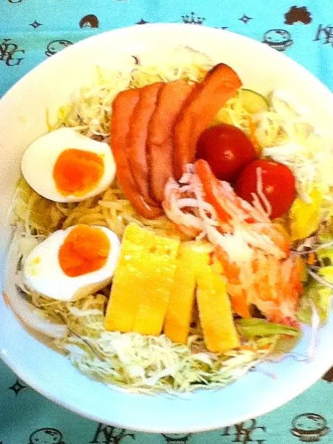 冷し中華丼（中は麺です！）|シュンさん