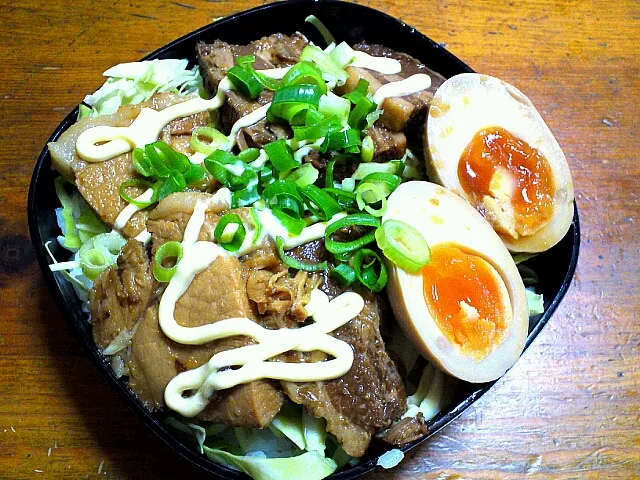 今日のお弁当　チャーシュー丼弁当|maさん