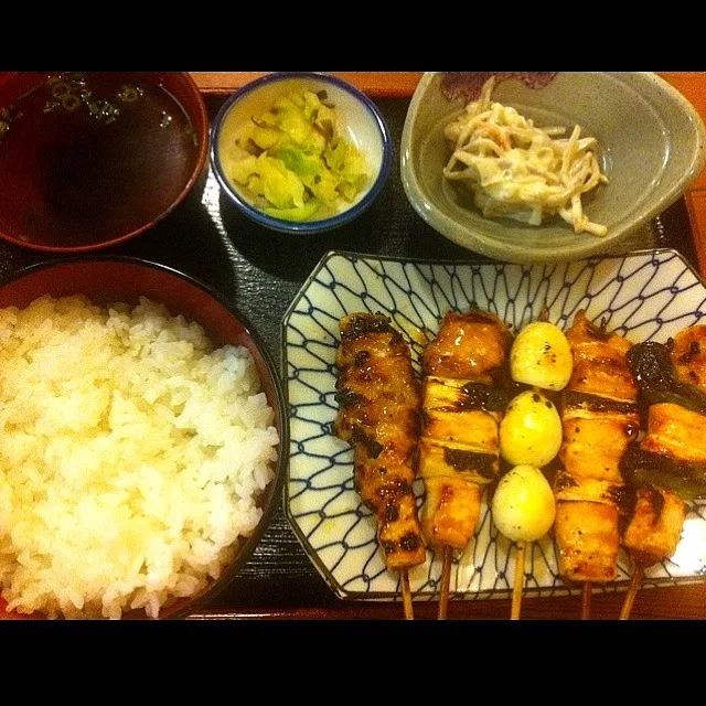 焼鳥定食|こじゅわいさん