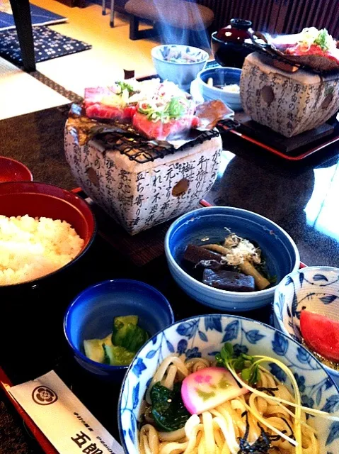 飛騨牛朴葉味噌定食|くろさん