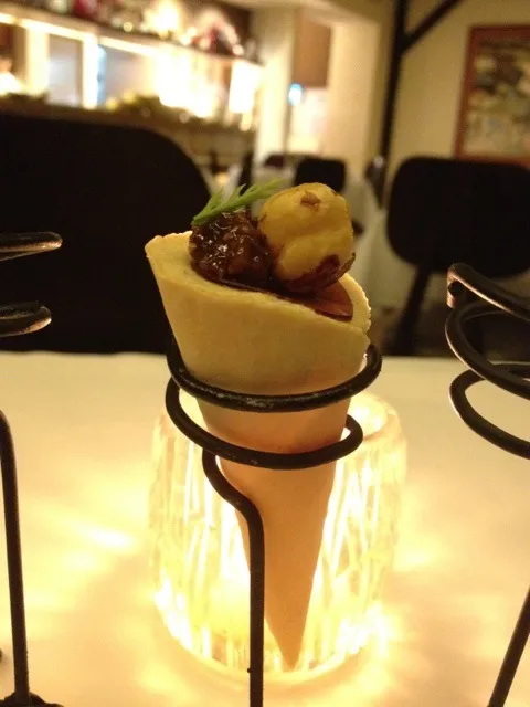 foie gras with cranberry and hazelnut|elwood kelly liaoさん