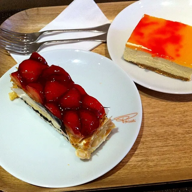 passionfruit cheesecake& millefroglie|zhangyさん