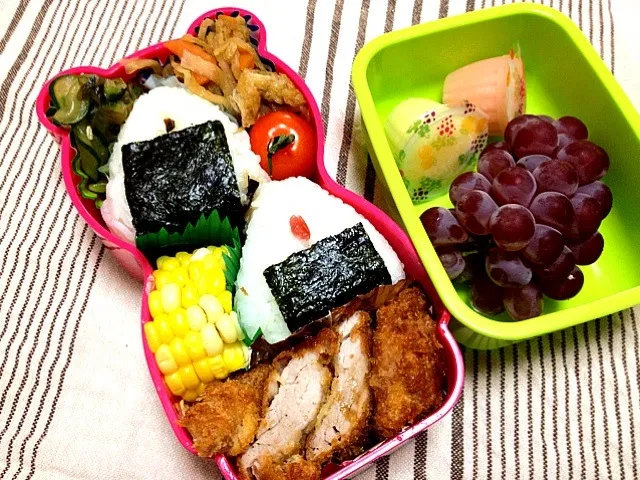 今日の息子のお弁当☆トンカツな気分なのは私。笑|satomiさん