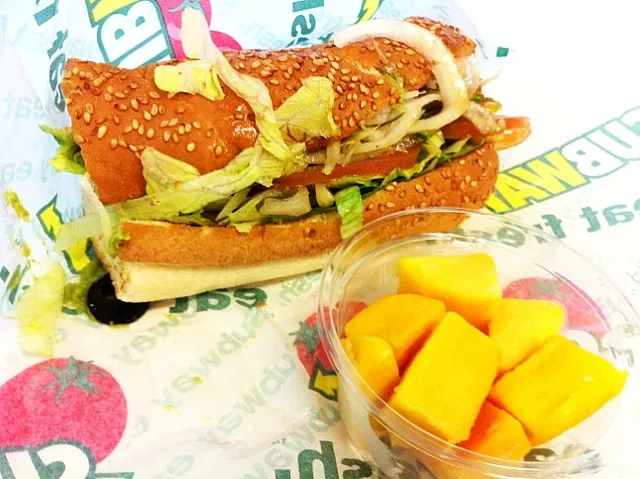 海老アボカド。野菜タップリは、やっぱええもんやなぁ。|たけうちさん