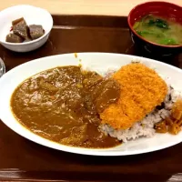 カツカレーセット¥400|Yuki Ideさん