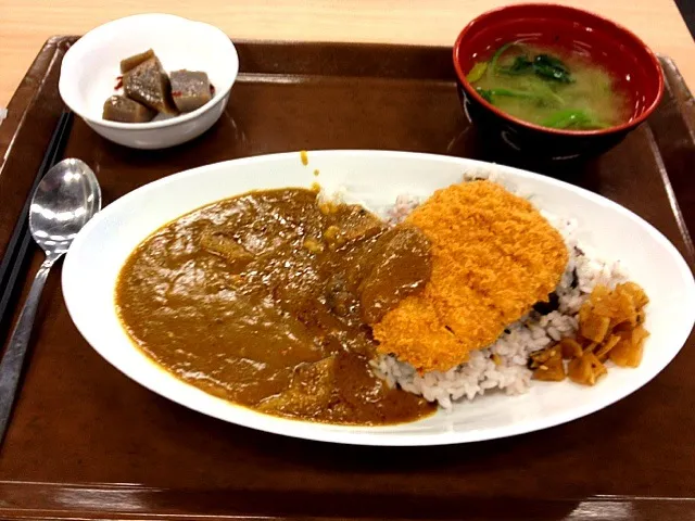 カツカレーセット¥400|Yuki Ideさん