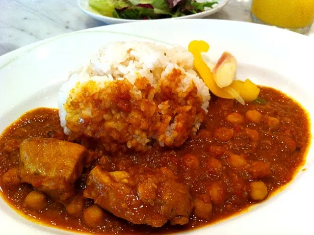 チキンとヒョコ豆のトマトカレー|chenhuiさん