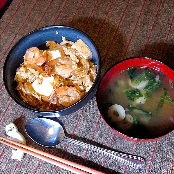 昼丼とお味噌汁|Keiさん