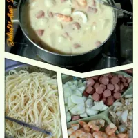 Snapdishの料理写真:9/8/12 ~ Spaghetti Carbonara 4 iftar|Julia Aliさん