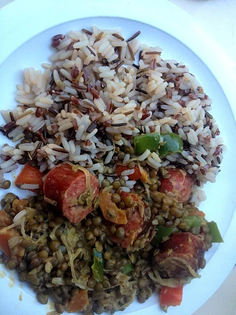 lentilles au riz au camping!|christiaan cooimanさん