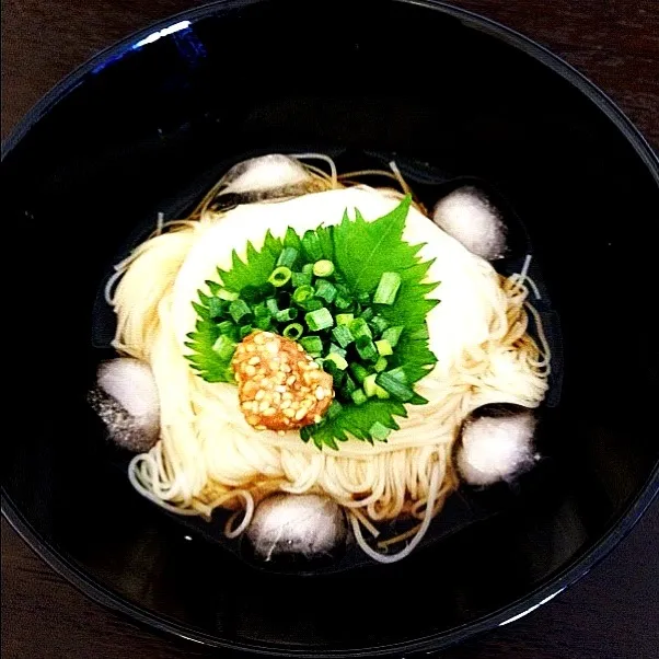 カンカラ梅しそ素麺|ゆこさん