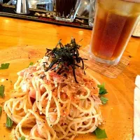 トマトとキムチマヨの冷製パスタ🍝|仙田綾佳さん