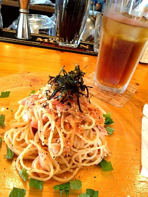 トマトとキムチマヨの冷製パスタ🍝|仙田綾佳さん