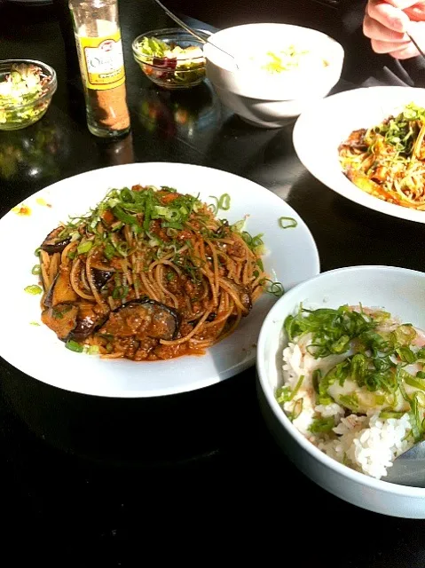 麻婆茄子パスタ|神田豊さん