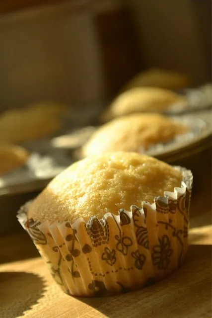 Yellow cake muffins|liisさん