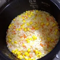 炊飯器でエビピラフ|ももかさん