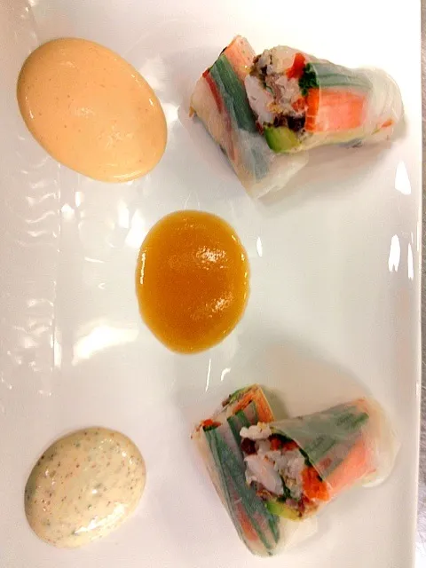 bbq pork and shrimp summer roll|shannonさん