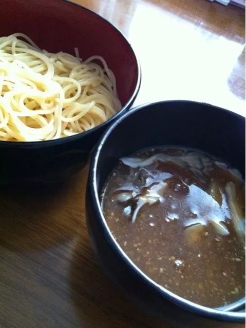 Snapdishの料理写真:つけ麺パスタ(･x･)|ばに(･x･)さん