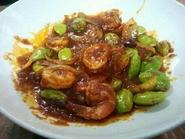 Sambal prawn with petai|Ct Redzさん