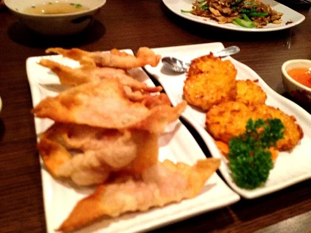 deep fried corn and crispy gyu|Nattさん