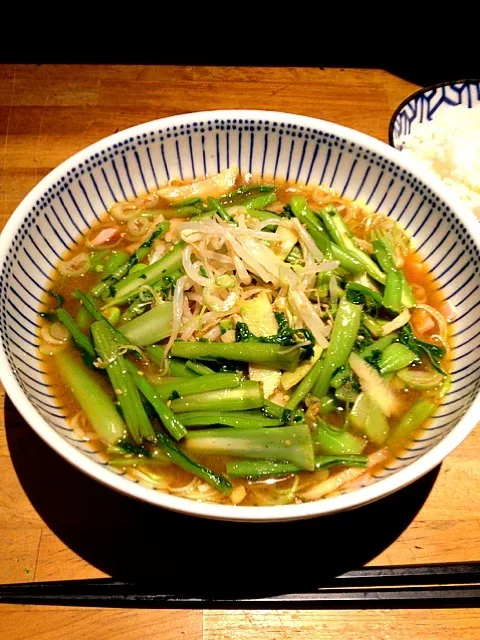 味噌ラーメンと白飯|前田 タカシさん