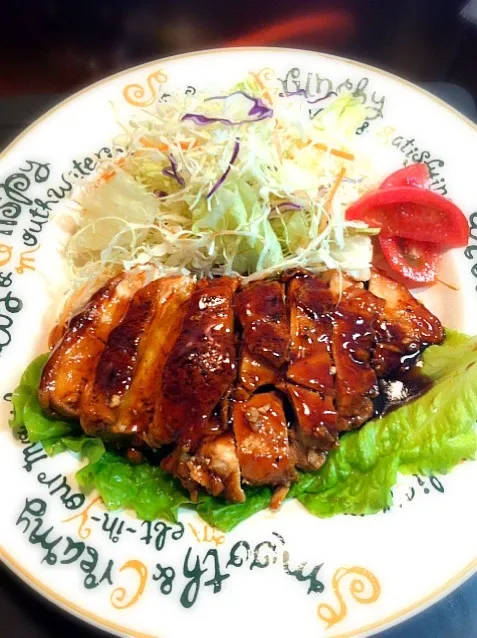 Snapdishの料理写真:chicken steak|general's daughter フォロー ミーさん