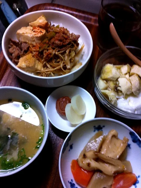 昼めし 肉どうふ丼|ハタボーさん