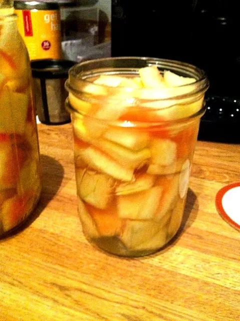 Snapdishの料理写真:pickled watermelon rind|Tim Hartさん