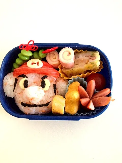 Snapdishの料理写真:マリオの幼稚園弁当|のんさん