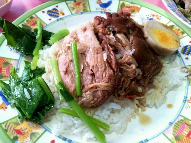 Steamed Pork Leg with Five Spice topped over with Jasmine Rice|Kim Wangさん