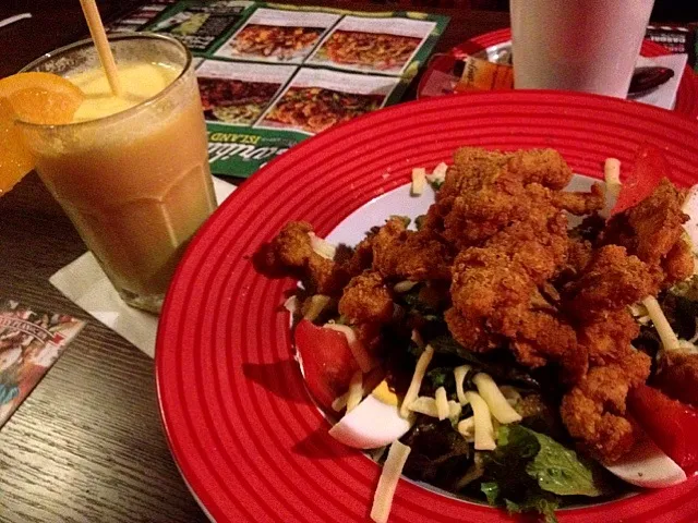 Cajun-fried chicken salad!!|Naoki Takabayashiさん