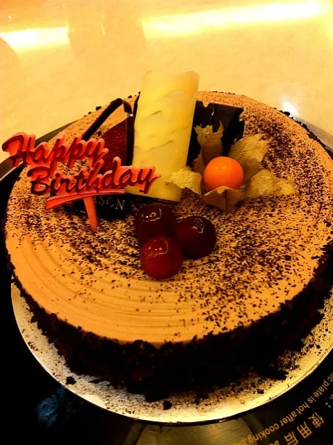 chocolate fruit b'day cake|laumeikuanさん