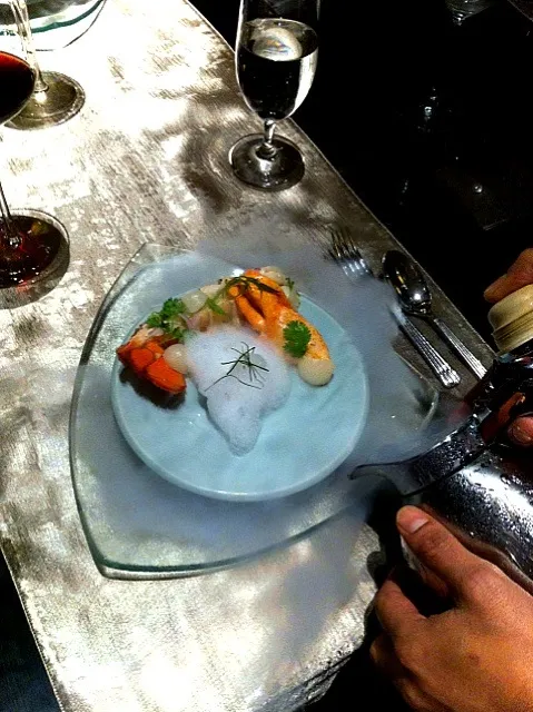 Kang Dang Forzen Red Currey with Lobster Salad|Thirathach Chandrabangさん