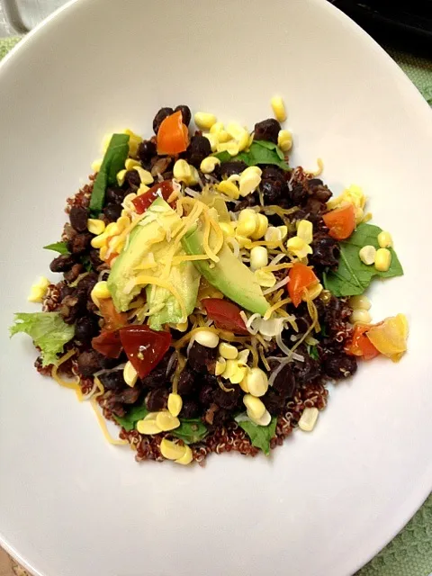 quinoa black bean bowl|christieさん