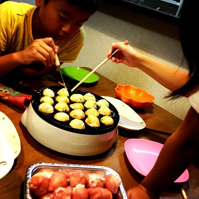 Snapdishの料理写真:タコパ♪(´ε｀ )|みきやん☺︎さん