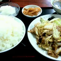 肉野菜炒め定食|井上　功さん