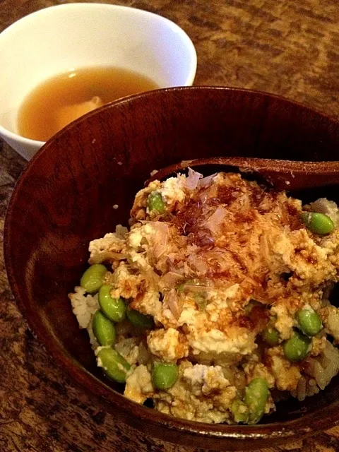 手抜き夕飯🍚豆腐丼|marimariさん