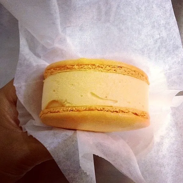 Snapdishの料理写真:ice cramy macaroon!!!|HallyS2さん