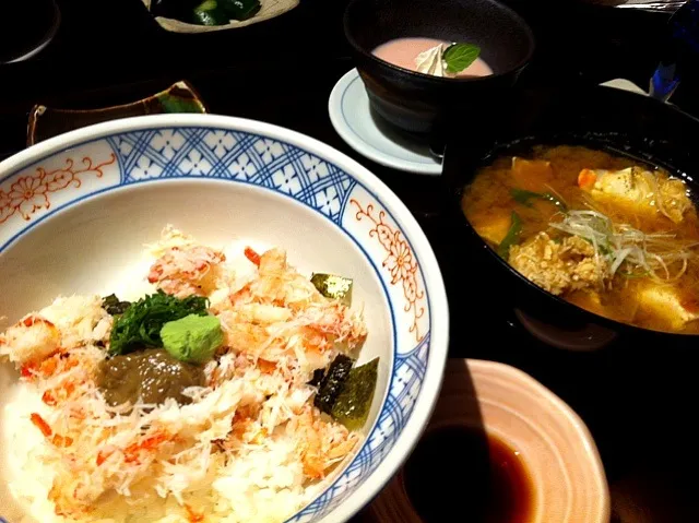 かにご飯！かに味噌汁|さおりんさん